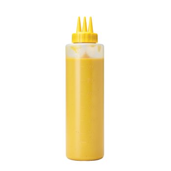 BISNAGA LISA C/ TAMPA TRIPLA AMARELA 1,0L (20UN)