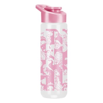 SQUEEZE PET PRINCESAS (SH) BRANCA 700ML (12UN)