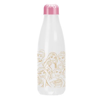 SQUEEZE PET PARIS PRINCESAS BRANCA 600ML (12UN)
