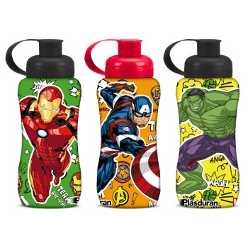 SQUEEZE SLEEVE PET MARVEL S/TUBODEGELO 550ML(30UN)