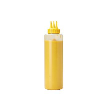 BISNAGA LISA C/ TAMPA TRIPLA AMARELA 600ML (30UN)
