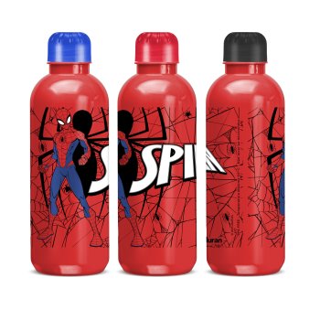 SQUEEZE PET REFIL SPIDERMAN 600ML (12UN)