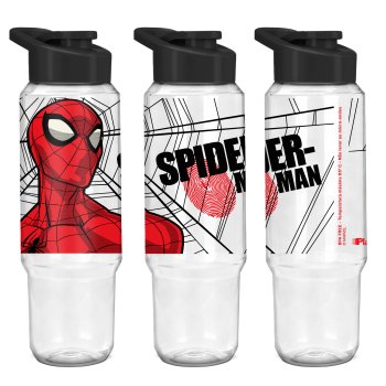 SQUEEZE PET CONSOLE SPIDERMAN 1,0L (12UN)