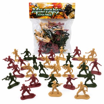 KIT MILITAR SOLDADOS PLASTICO
