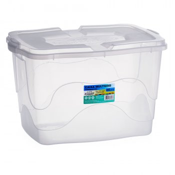 CAIXA MULTI-USO 34L - TRANSPARENTE