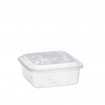 POTE QUADRADO GRANDE 1500ML - TRANSPARENTE