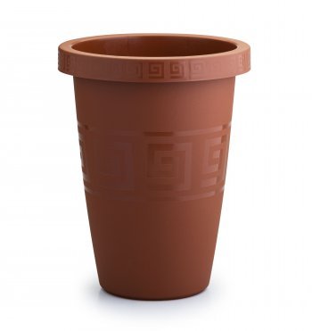 VASO GREGO REDONDO  14,5 L - TERRA COTA