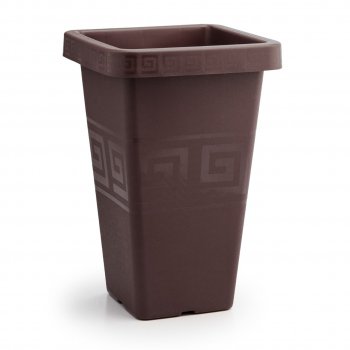 VASO GREGO QUADRADO G 29,5 L - CAFÉ