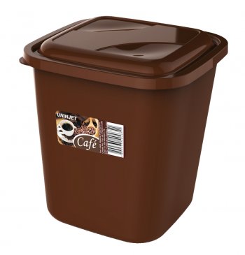 CONTAINER QUADR. ALTO 1,9L CAFÉ PP - CO