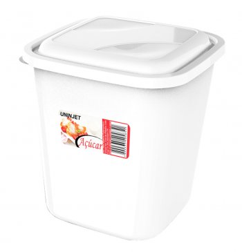 CONTAINER QUADR. ALTO 1,9L AÇUCAR PP - CO