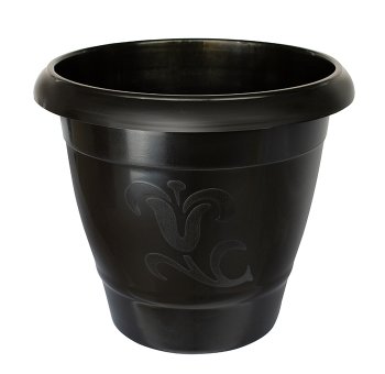 VASO REDONDO MÉDIO - PRETO