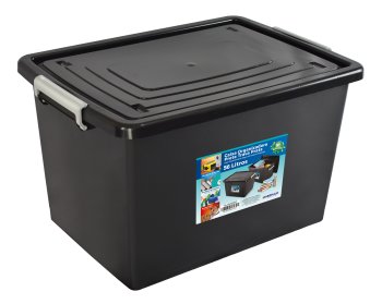 CAIXA ORGANIZADORA C/ TAMPA PRETA 56 LTS