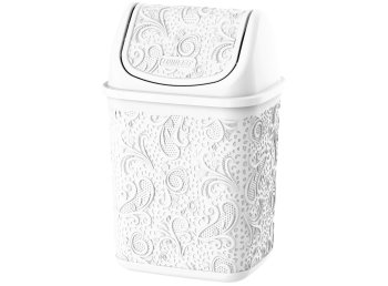 CESTO DE PIA 4,5L RENDA FLORAL PP - BR