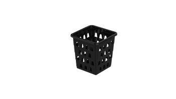 CESTO MULTIUSO P QUADR. ALTO PP-PR (10,5 X 10,5 X 11 CM)