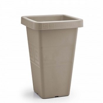 VASO GREGO QUADRADO  13 L - AREIA