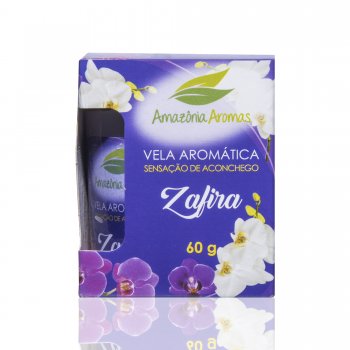 VELA PERFUMADA AMAZÔNIA AROMAS 60G ZAFIRA