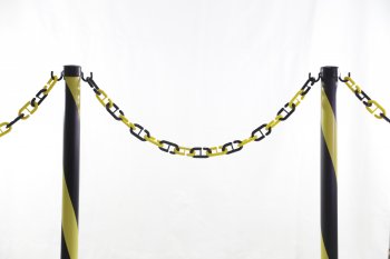 CORRENTE PLASTICA ZEBRADA MONTAVEL ELO GRANDE 2M