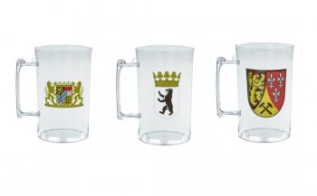 Caneca de Chopp Decorada – Transparente