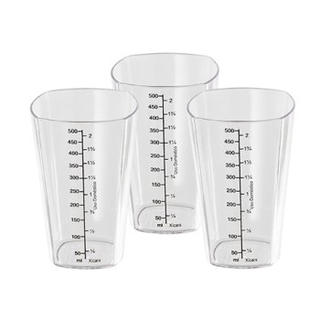Kit 3 Copo Dosador 500 ml