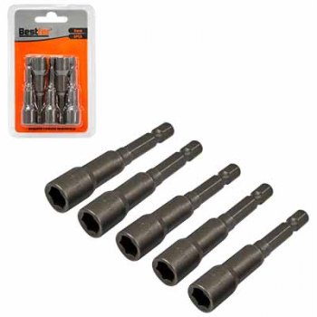 BF SOQUETE CANHAO MAGNETICO 8MM X 65MM 5PCS