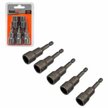 BF SOQUETE CANHAO MAGNETICO 13MM X 65MM 5PCS