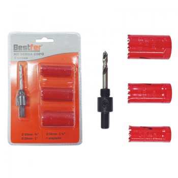 BF SERRA COPO BIMETAL KIT 4PCS