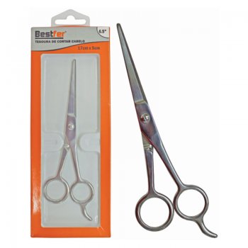 BF TESOURA P/ CORTAR CABELO ACO INOX 17CM