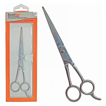 BF TESOURA P/ CORTAR CABELO ACO INOX 19CM